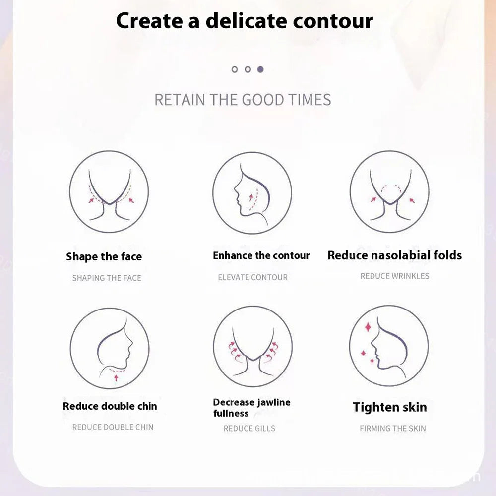 V Face Shaper Lift Massager Double Chin Cheek Slimming Bandage V-Shaper Lifting Mask Anti Wrinkle Skin Care Tool Lift Up Strap Viralgem Store