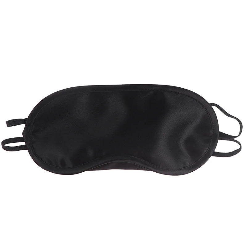 1PC Silk Eye Mask Eyeshade Cover Shade Soft Blindfold Travel Eyepatch Natural Sleeping Eye Patch Sleep Mask Women Men