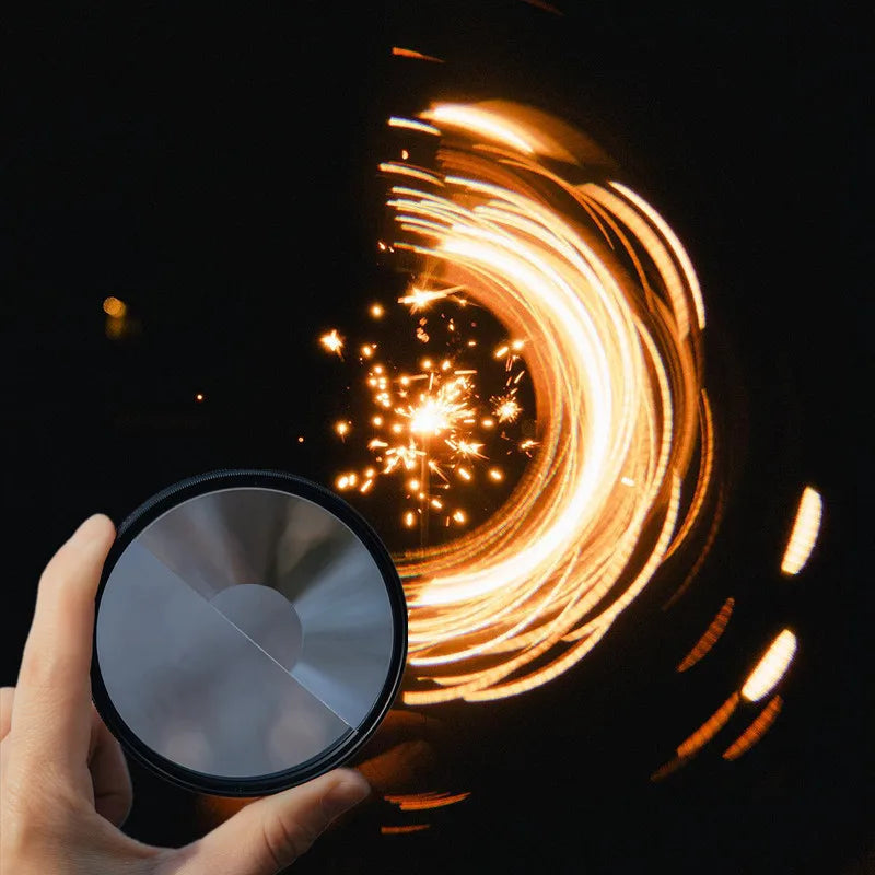 Swirl Halo FX Lens Filter Special Effect Glass Photography Camera Accessories Split Halo SLR Camera Lens Filter 77/82mm for DSLR Viralgem Store