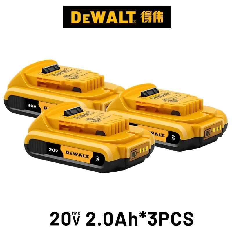 100% Original DEWALT 🔋 20V/60V MAX XR Rechargeable Tool Battery 6Ah/9Ah Compatible with DCB200 Series for Dewalt Tools 👍 Viralgem Store