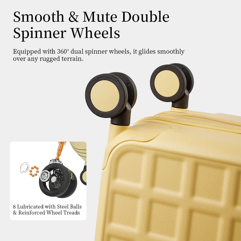 Aji 2025 Women Suitcases On Wheels 20 24 26 Inch Large Capacity Travel Suitcase Pc TSA Lock Handle Carry On Luggage For Men Viralgem Store