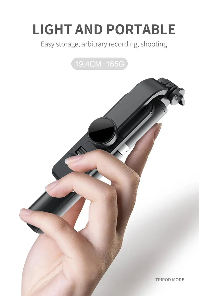 Xiaomi 1045mm Selfie Stick With Wireless Bluetooth Led Fill Light Extended Tripod With Remote Shutter For Android Ios Cellphone