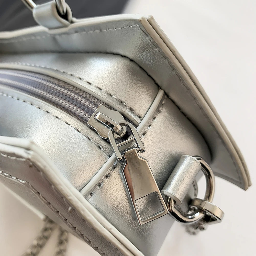 Women Crossbody Bag Large Capacity Coffin Shape Phone Shoulder Bag Halloween PU Top Handle Bag for Travel Make Up Cosmetic Bag