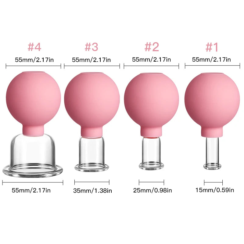 Vacuum Cupping Chinese Therapy Set Jars Anticellulite Professional Suction Cup Body Face Massager Facial Face Sucker Health Care Viralgem Store
