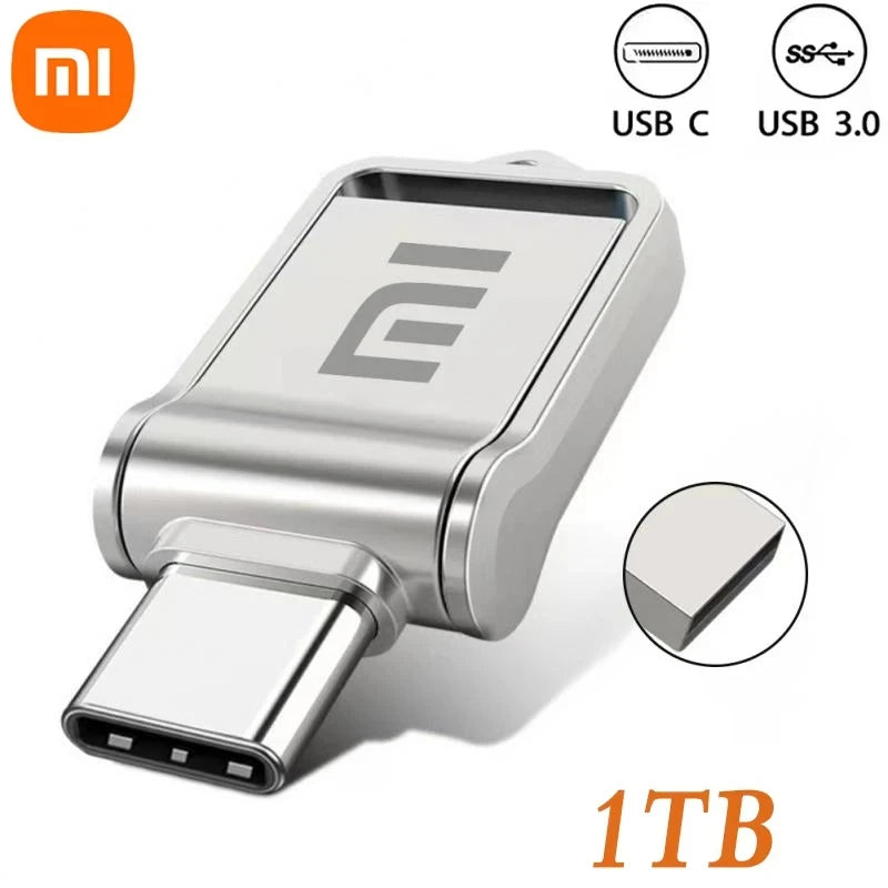 Xiaomi 2TB Usb 3.2 Flash Drive High Speed Type-c Interface Dual-use Flash Memory 512GB 1TB Stick For Phone Windows 11 Computer