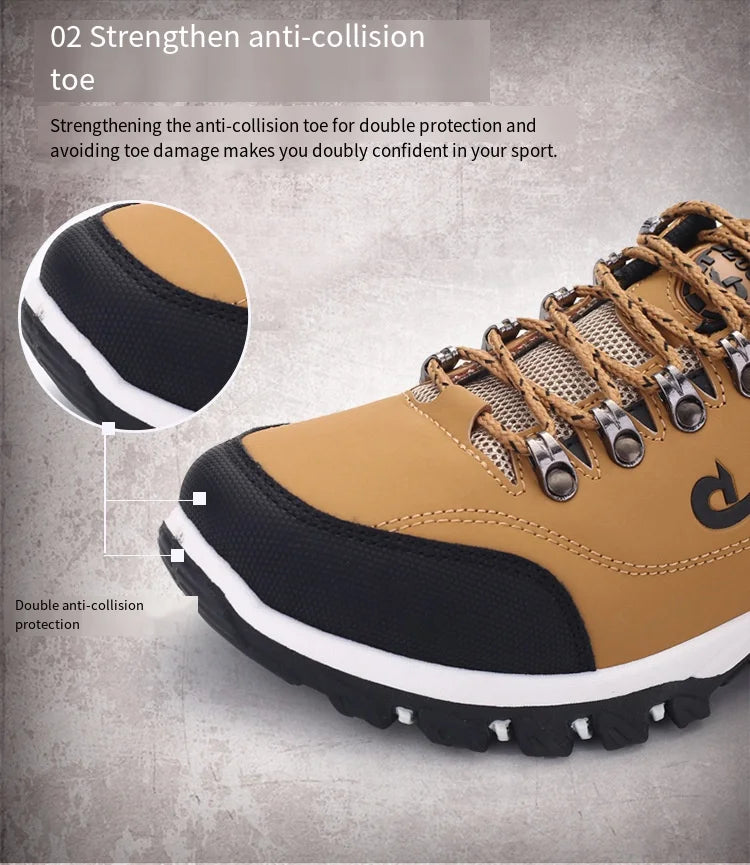 Trend Men's Casual Sneakers Comfort Outdoor Platform Shoes for Men Travel Lightweight Hiking Sneakers Size 48 Sapato Masculino