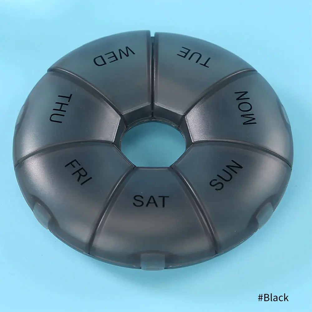 1pc Portable Weekly 7 Days Pill Box Holder Medicine Storage Organizer Case Travel Pill Case Container