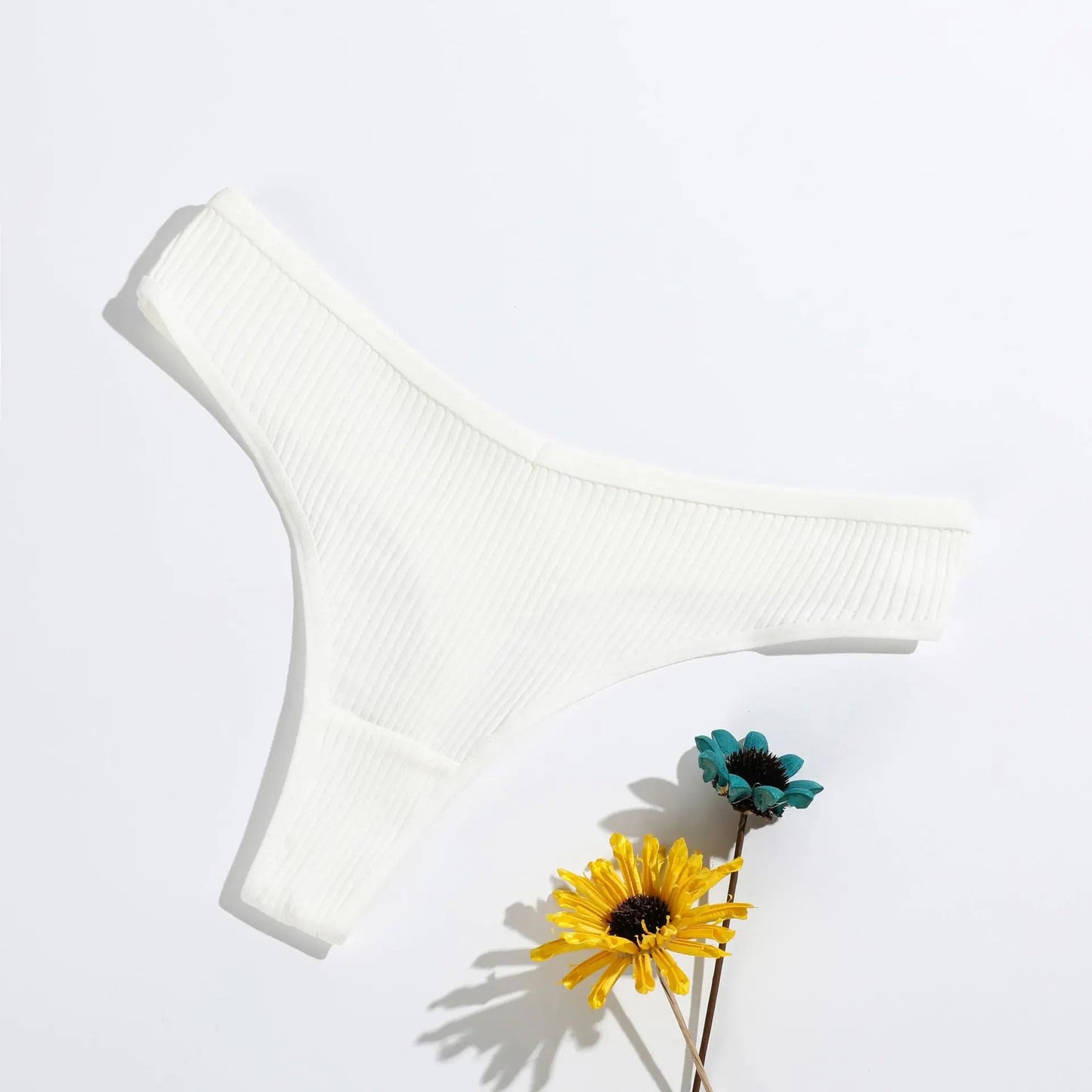 3Pcs/Lot Women Panties Cotton G-String Sexy Lingerie Comfortable Striped Low-Rise Thongs Sports Underpants Breathable Underwear Viralgem Store