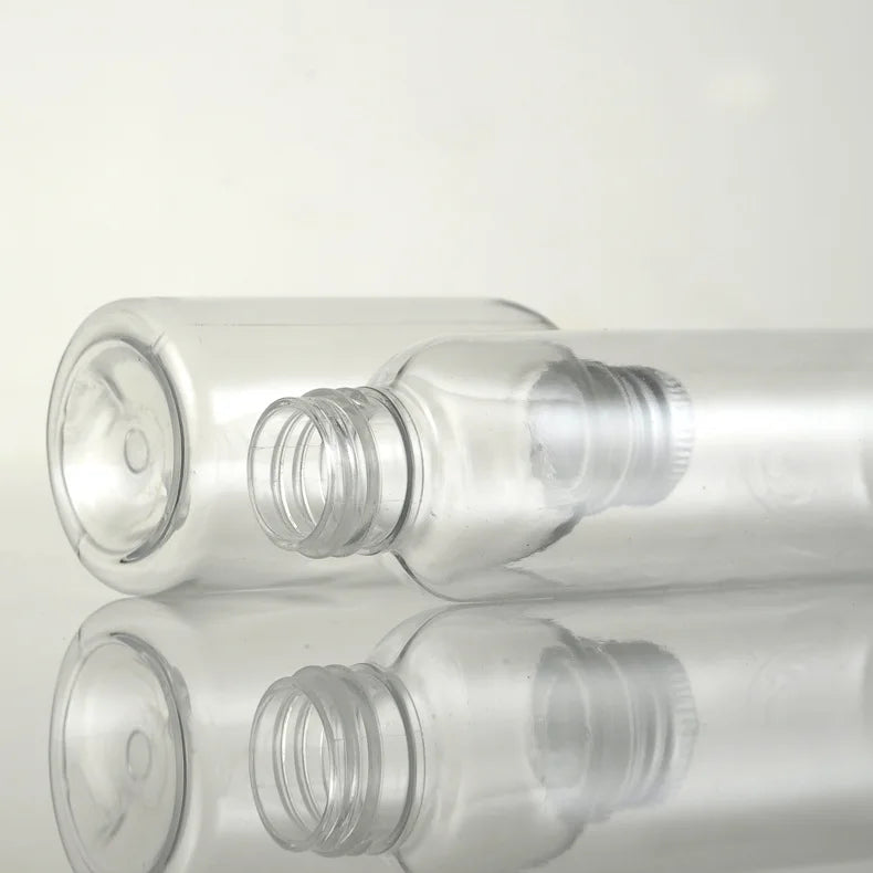 5/10/20/30ml Clear Plastic Bottle With Aluminium Screw Cap Small Jars Cosmetic Container Travel Kit Empty Refillable Bottles Jar Viralgem Store