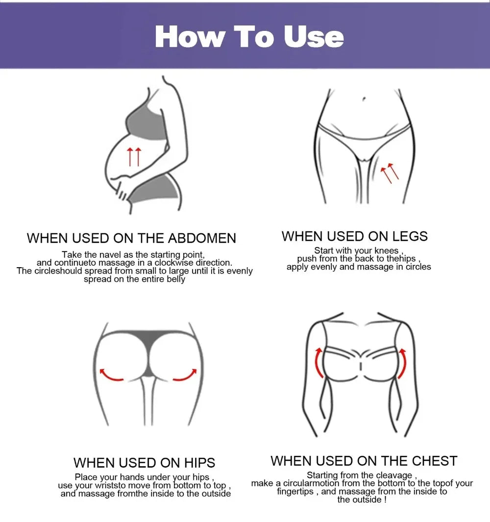 Stretch Marks Permanent Removal Cream Eliminate Body Belly Stretch Marks Swelling Marks Remove Skin Cracks Repair Firming Care Viralgem Store