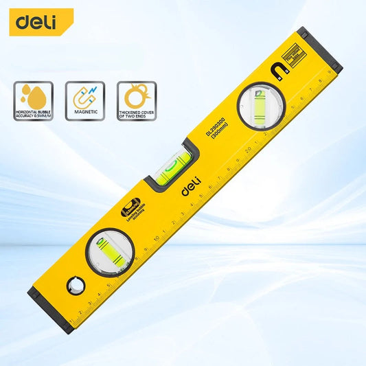 Spirit Level Magnetic Torpedo Level Tool with 3 Vials Aluminum Shockproof Bubble Level High Visibility Durable Measuring Leveler Viralgem Store