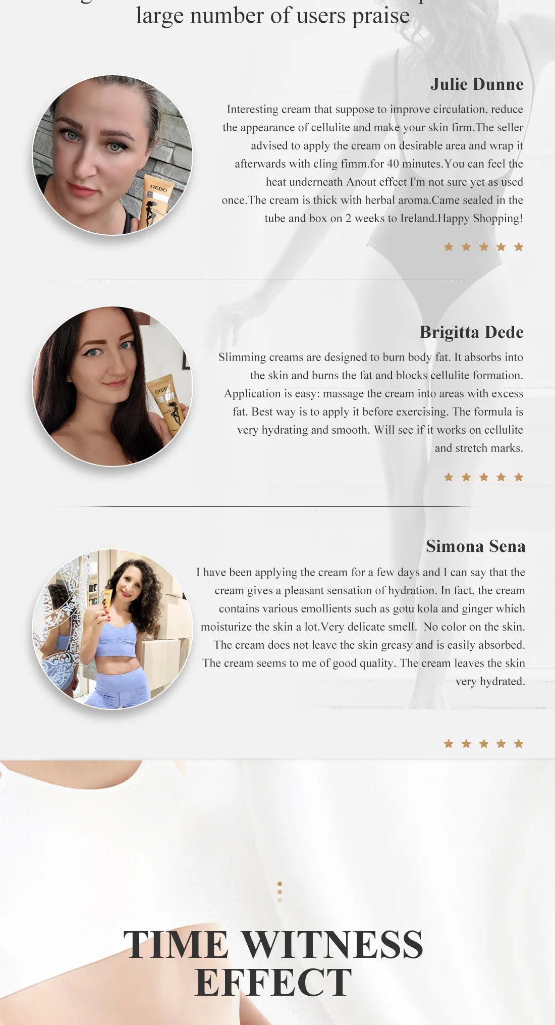 【Local Shipping】 Hyaluronic Acid Ginseng Anti Cellulite Shaping Create Body Shaping Cream Fat Burning Belly Skin Tighten Cream Viralgem Store