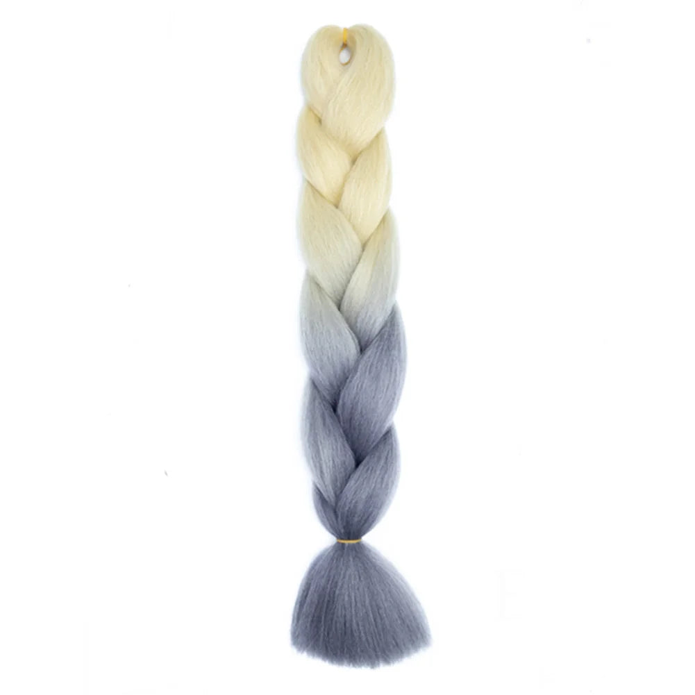 24 Inches DIY Jumbo Braiding Hair Synthetic Hair Extensions Afro Ombre Crochet Braid Hair Wholesale For Women Viralgem Store