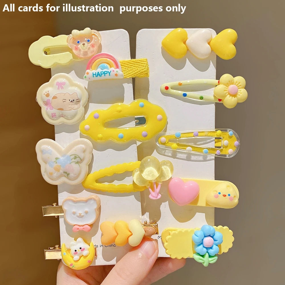 14 Pieces of Cute Yellow Hair Clips Are Sweet and Versatile