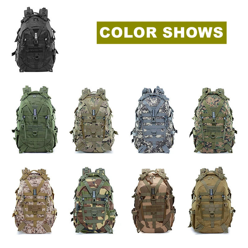 25L 900D Nylon Waterproof Backpack Outdoor Military Rucksacks Tactical Sports Camping Hiking Trekking Fishing Hunting Bag
