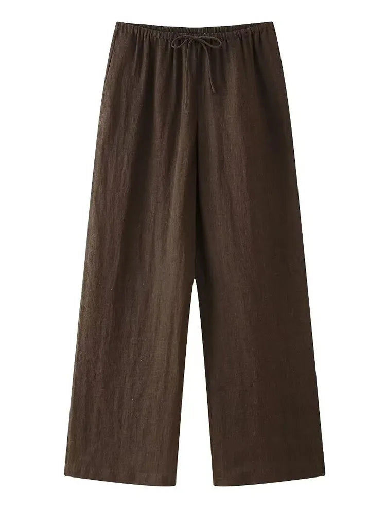 [EAM] Big Size Gray Jacket Wide Leg Pants Two Piece Suit New V-Neck Long Sleeve Women Fashion Tide Spring Autumn 2024 1DH6481