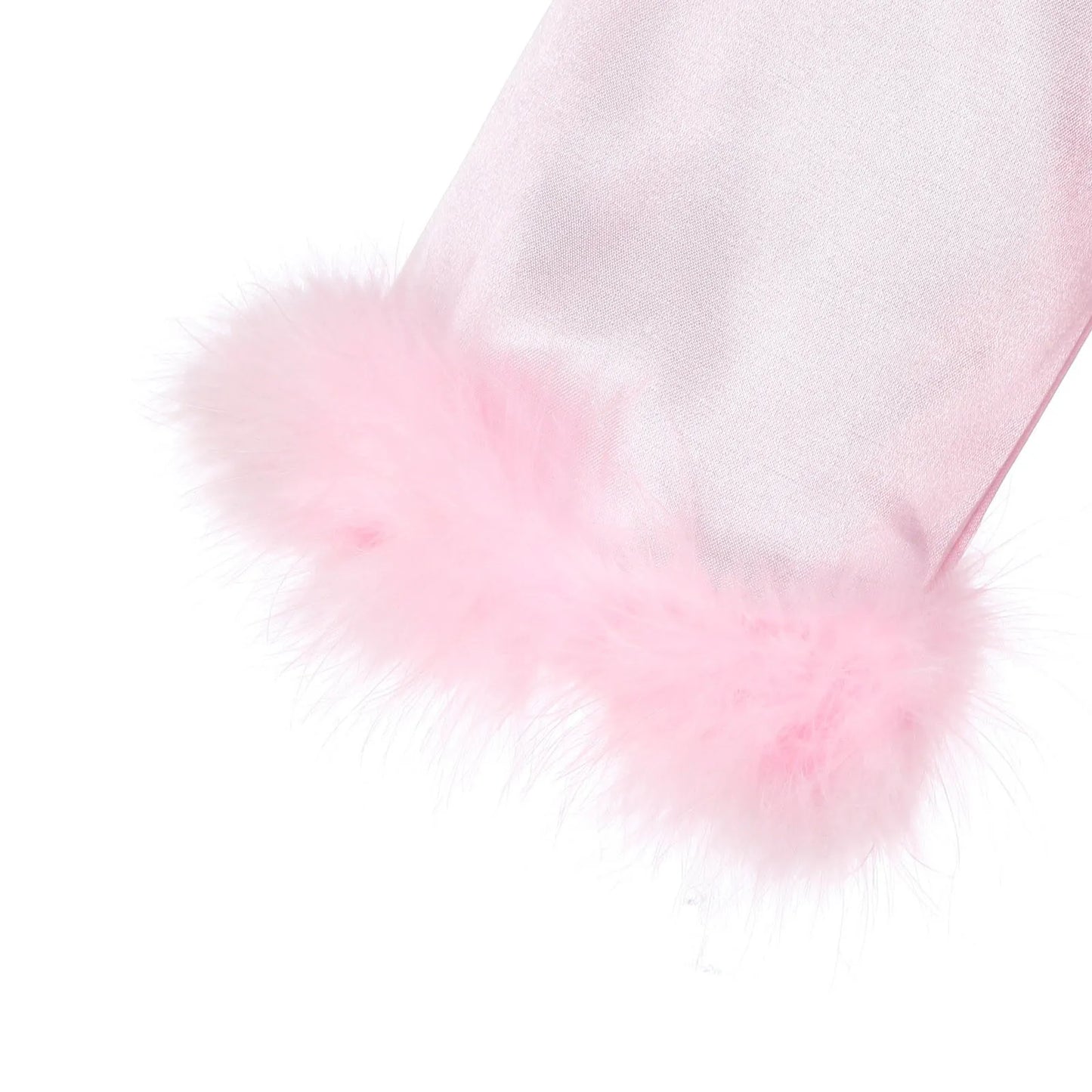 2Pcs Women Pajamas Set Spring Summer Casual Lapel Tops + Feather Pants Suits Sexy Lingerie Nightwear Silk Satin Pyjamas Homewear