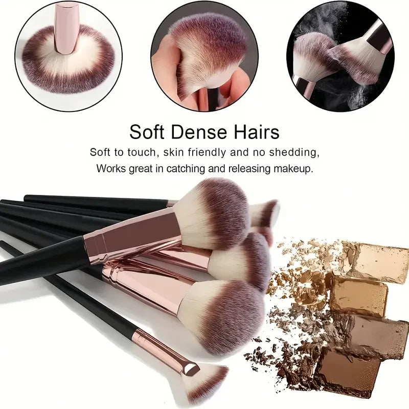 3-20PCS Makeup Brushes Set Soft Fluffy Eyeshadow Foundation Concealer Blending Blush Brush Kabuki Professional Women Beauty Tool Viralgem Store