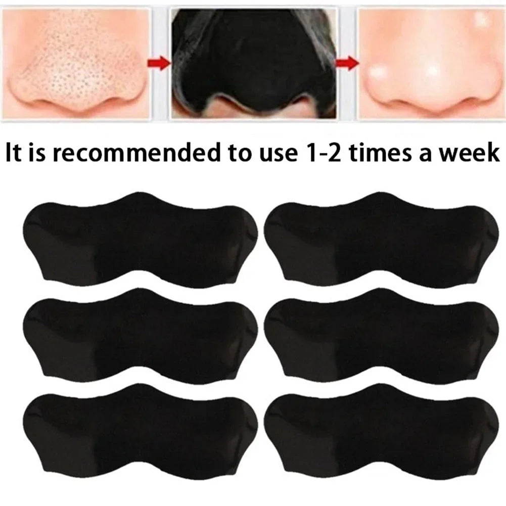 10PCS Nose Blackhead Remover Mask Deep Cleansing Skin Care Shrink Pore Acne Treatment Mask Nose Black Dots Pore Clean Strips Viralgem Store
