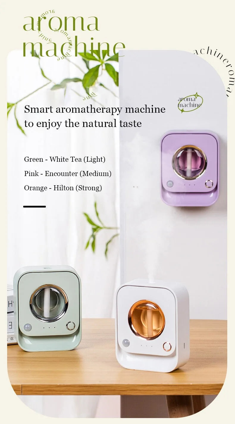 Usb Smart Sensor Aromatherapy Machine Air Freshener Automatic Sprayer Essential Oil Perfume Diffuser Toilet Room Deodorizer