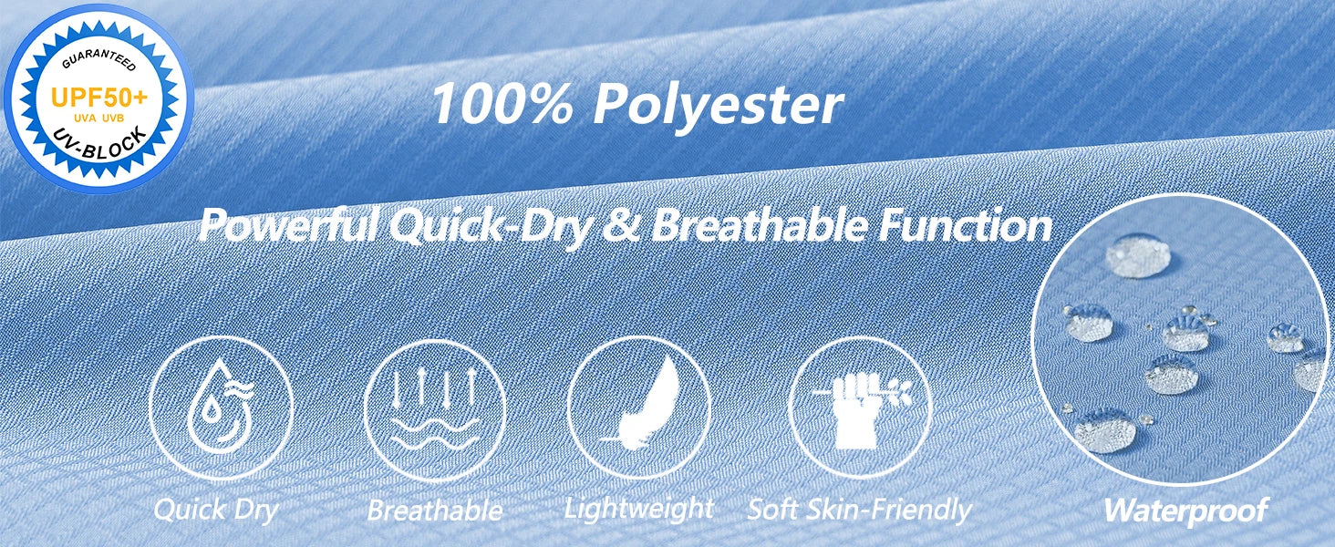 Summer Men's UPF 50+ Casual Long Sleeve Fishing Shirts, Lightweight Tactical Button Down Shirt with Breathable Back Mesh Viralgem Store