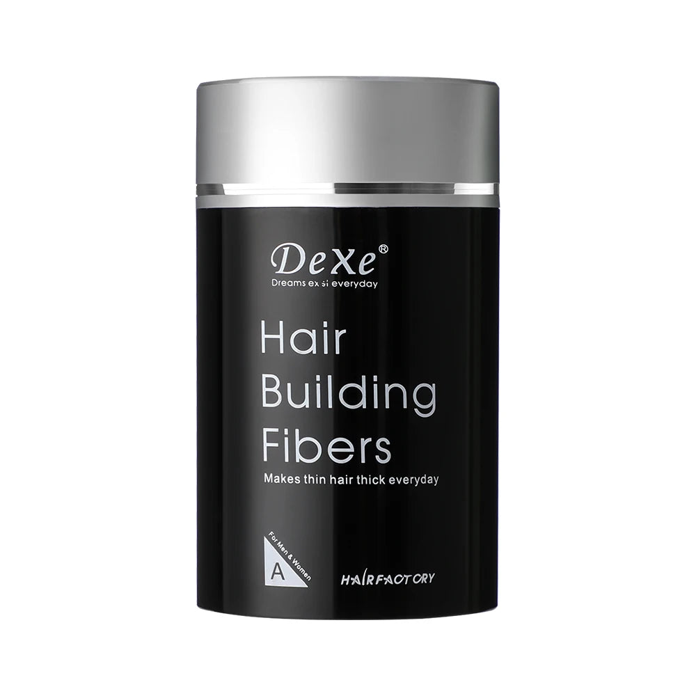 20g DEXE Hair Building Fibers Powder Black Natural Hair Care Sweat Resistant Hair Growth Thicken Product for Thinning Hair Scalp