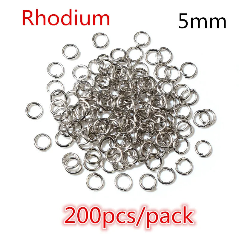 50-200pcs DIY Jewelry Making Accessories Findings Earring Hooks/Jump Rings/Lobster Clasps Craft