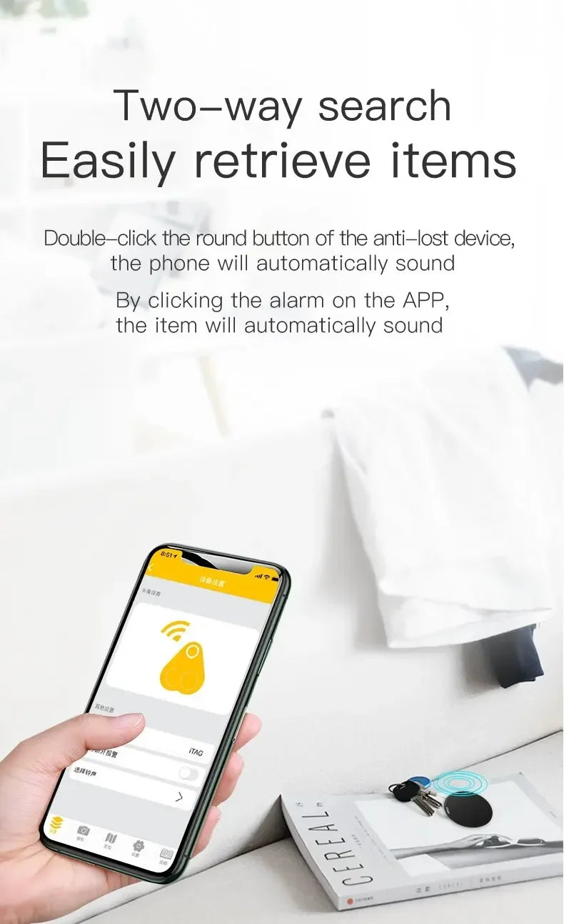 Xiaomi Mini GPS Tracker Bluetooth 5.0 Air Tag Anti-Lost Device Pet elderly Kids Wallet Tracking IOS Android Smart Finder Locator