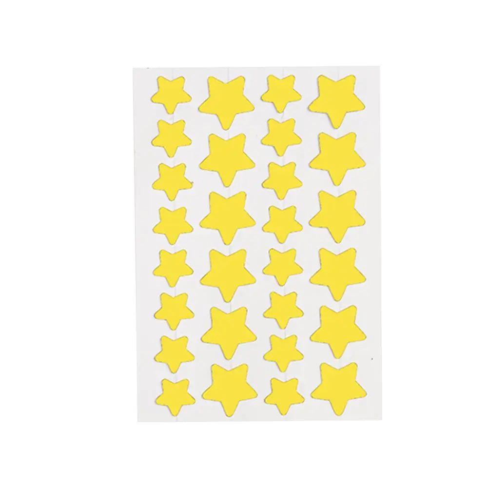 28Pcs Colorful Cute Star Shaped Acne Treatment Sticker Invisible Acne Cover Removal Pimple Patch Skin Care Viralgem Store
