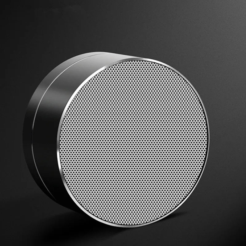 A10 Metal Speaker Bluetooth Wireless Portable Car Audio Dazzling Crack LED Lights Subwoofer Support TF Card USB Charging For PC