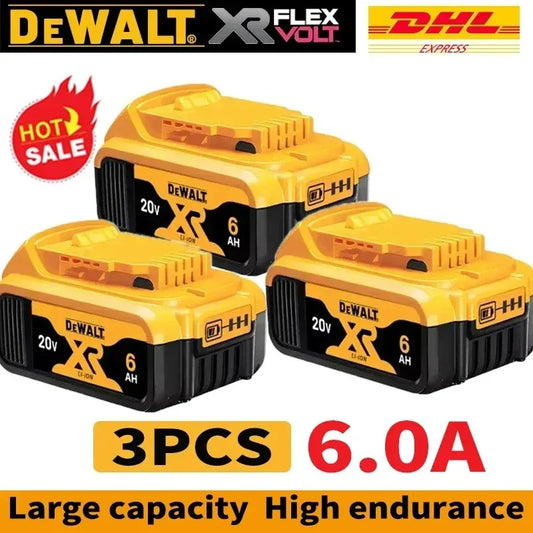 100% original DEWALT 20V battery, dewalt power tool DCB606, DCB205，DCB206，DCBGene，DCB200 MAX，20V / 60V， 6AH,9AH,dewalt batteries