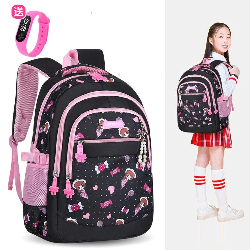 2021 New Children Cartoon School Bag For Girls Students Princess School Backpack Gift kid school bag pack Mochila