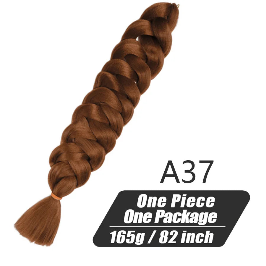 Xpression Crochet Hair Jumbo Braids Hair Kanekalon Expression Hair for Braids Synthetic Braiding Hair Extensions For Women