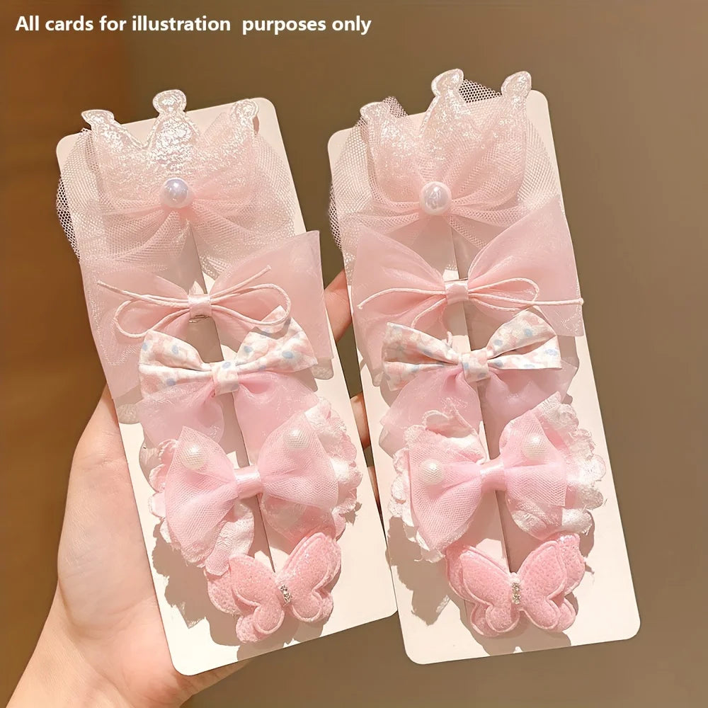 10 Pieces of Sweet Pink Hairpins Are Cute and Versatile