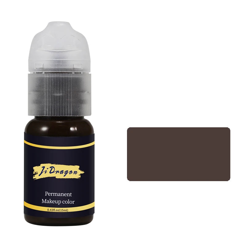 15ml Tattoo ink Pigment Color Paint Set Mix Permanent Makeup Microblading Eyebrow Lip Eyeliner SMP Beauty PMU Body Art Supplies