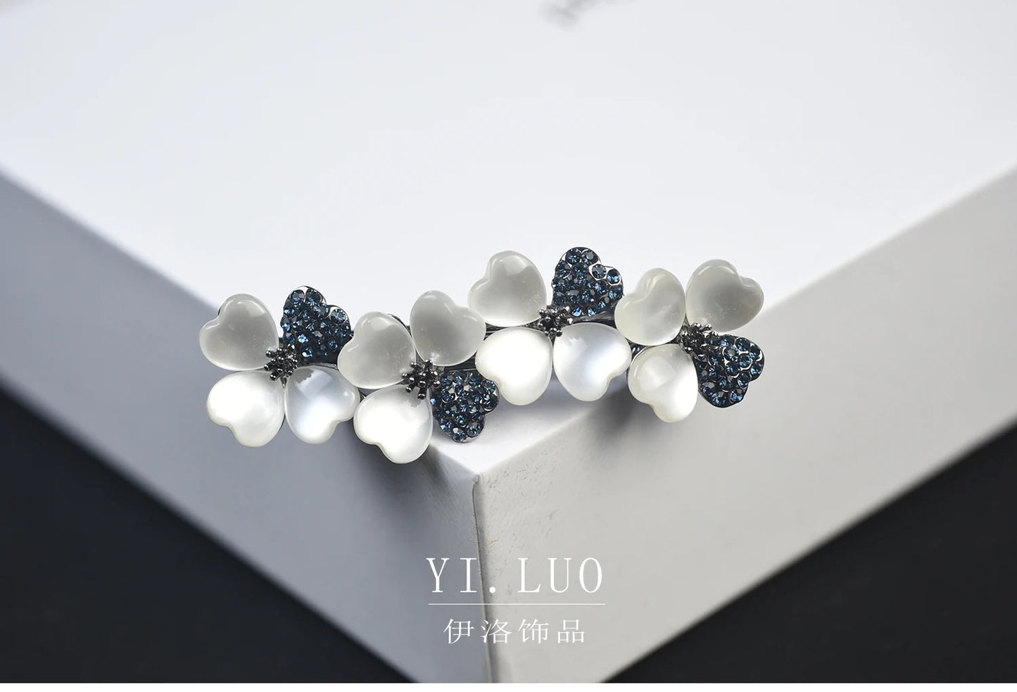 Women Headwear Small Size Rhinestone Hair Clip Flower Hair Barrette Fashion Cute Hair Accessories For Women Viralgem Store