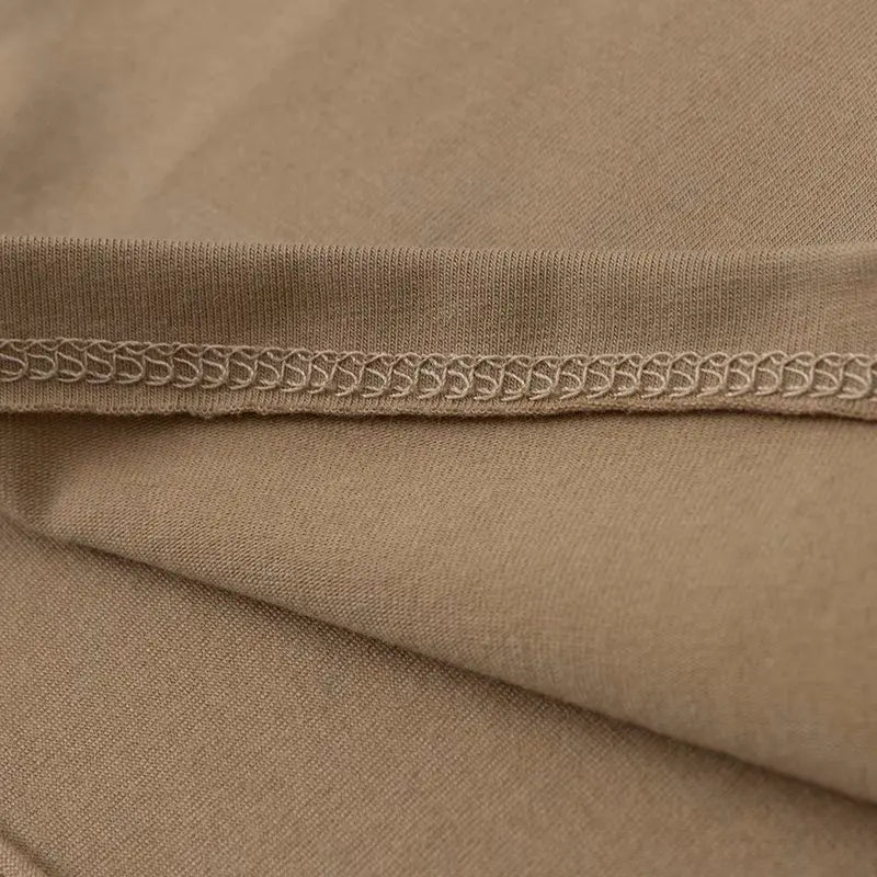 U-Neck Crop Top Solid Color Women Casual High Waist T Shirt Basic Sexy Streetwear Short Sleeve Slimming