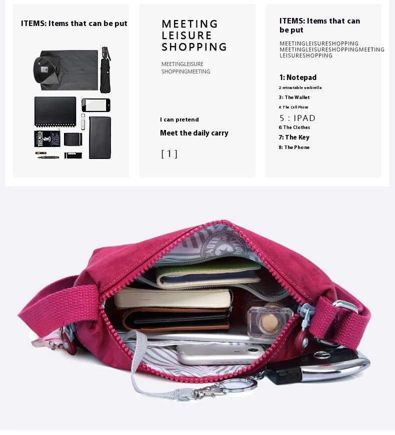 Tegaote Women Messenger Bag Nylon Women Shoulder Crossbody Bags Female Fashion Ladies Handbags School Bag Sac à main purse bolsa Viralgem Store