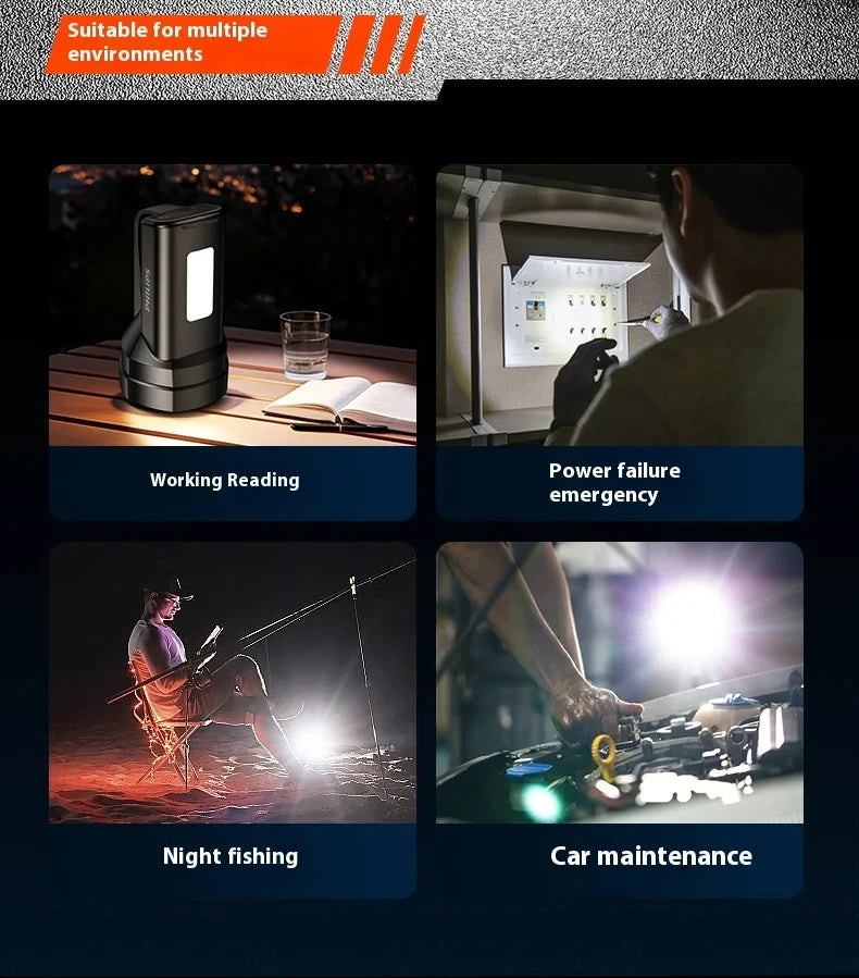 2025 New Philips SFL3121 USB Rechargeable Flashlight, Outdoor Search and Rescue, Rescue Operations, Emergency Rescue Flashlight Viralgem Store