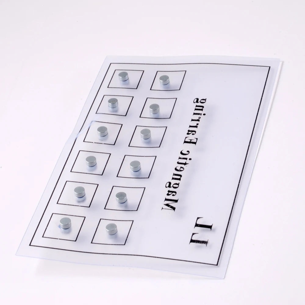 12PCS/Card Fake Cheater Non Pierced Magnet Ear Tragus Cartilage Lip Labret Stud Nose Ring  Jewelry Magnetic Earring Viralgem Store