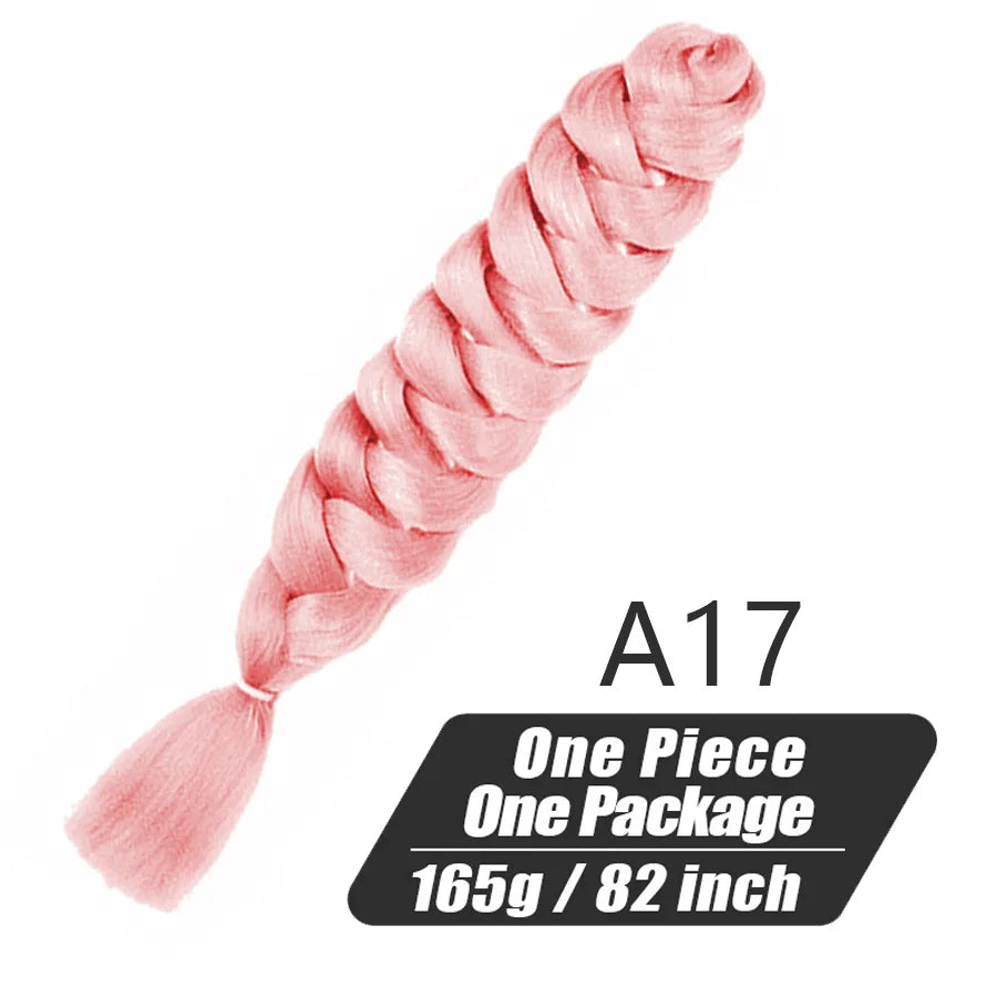 Xpression Crochet Hair Jumbo Braids Hair Kanekalon Expression Hair for Braids Synthetic Braiding Hair Extensions For Women