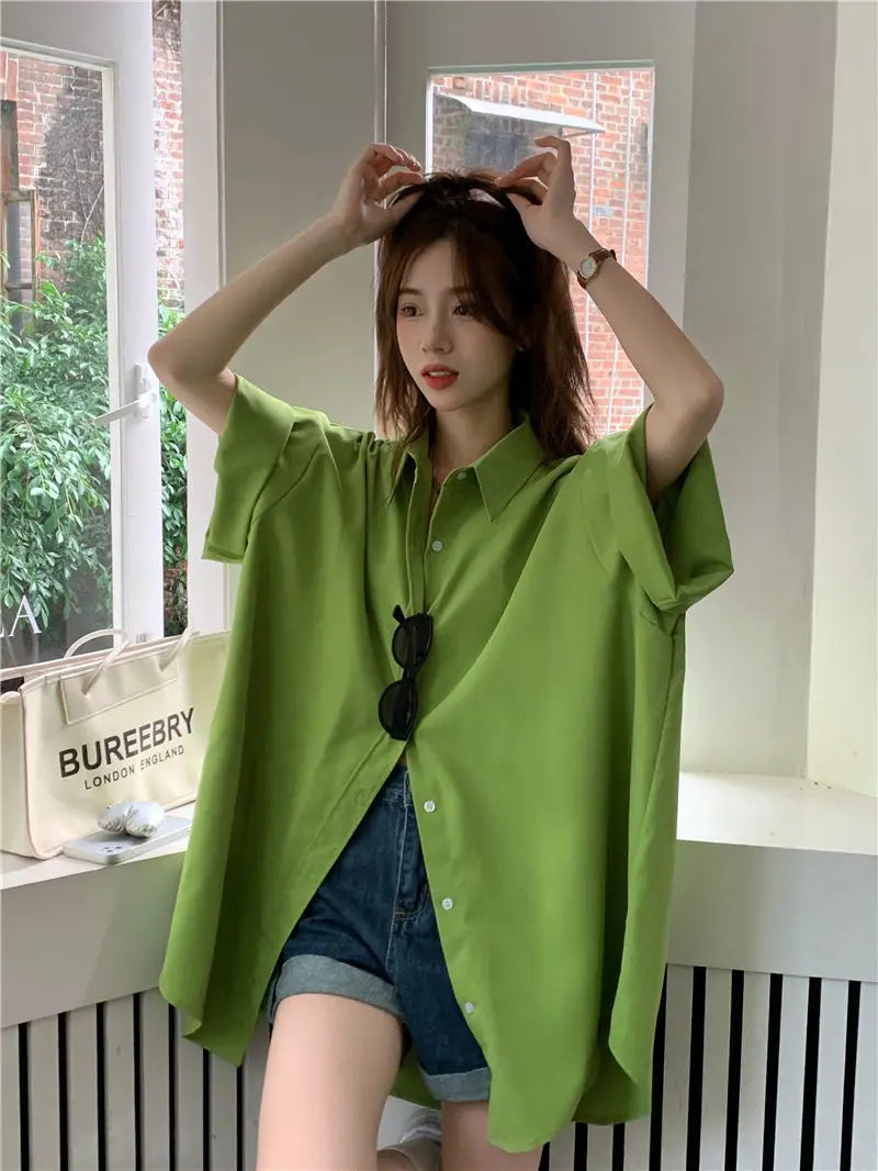 XEJ Elegant and Youth Woman Blouses Oversize Shirts Woman Summer Women's Clothing Spring 2022 Short Hand Shirt Youth Blouses