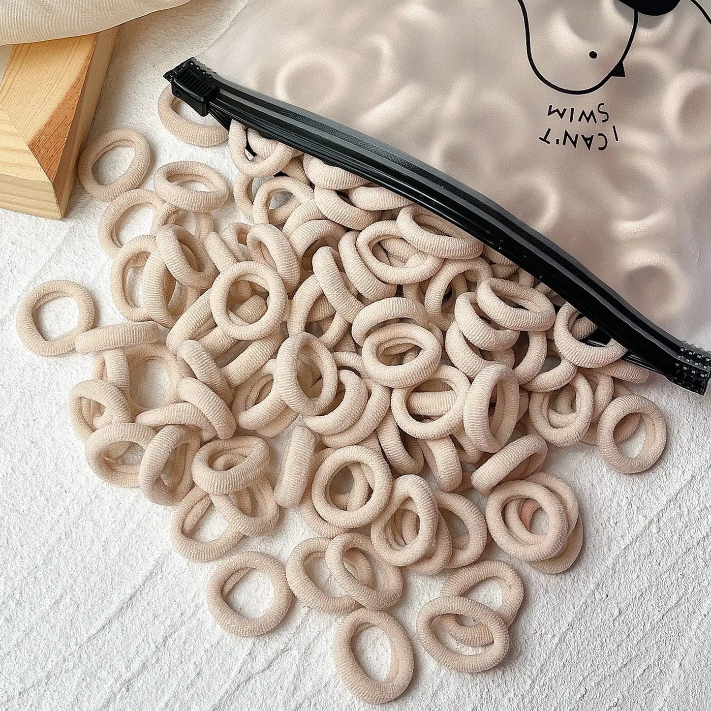 50/100Pcs Hairbands Girls Candy Color Elastic Rubber Band Hair Bands Child Baby Headband Scrunchie Kids Hair Accessories Viralgem Store