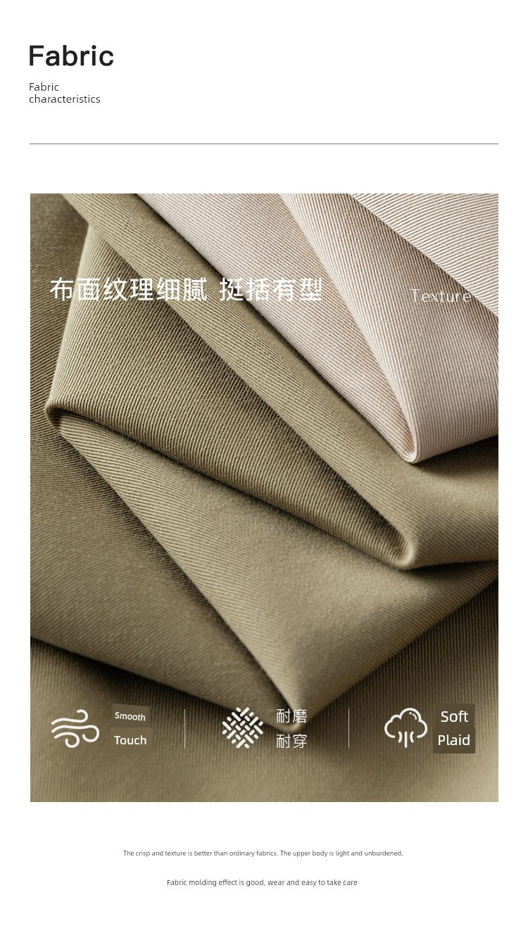 Ziqiao K-style Lapel Mid-Length Raglan Sleeve Trench Coat Viralgem Store