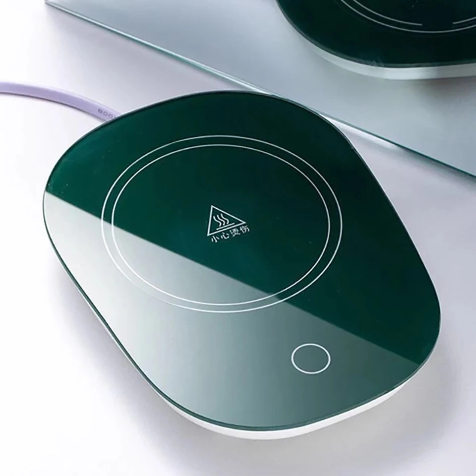55℃ Coffee Mug Warmer Pad Cup Heater Coaster Constant Temperature Heating USB Electric Mug Mat Set Milk Water Home Office Gift