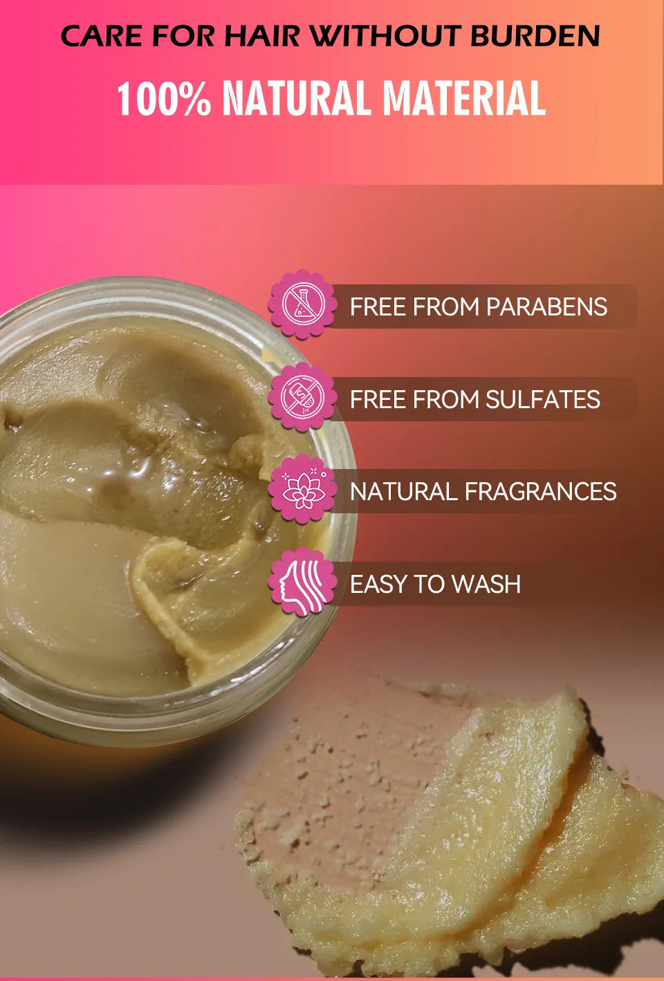 2023 Batana Hair Growth Oil For Black Women 100% Natural Batana Butter For Hair Loss Treatment For Black Men & Women Hair Care