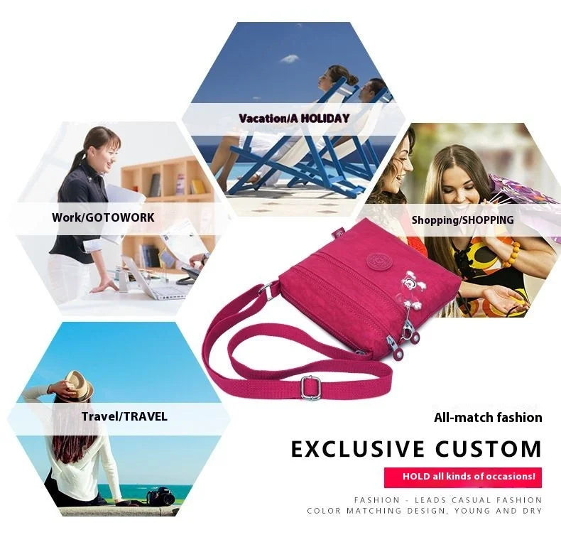 Tegaote Women Messenger Bag Nylon Women Shoulder Crossbody Bags Female Fashion Ladies Handbags School Bag Sac à main purse bolsa Viralgem Store