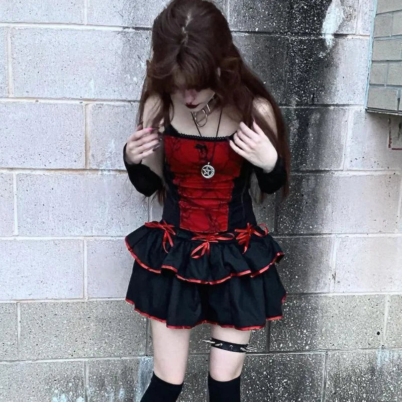 2024 Vintage Gothic Cami Tops Women Mesh Spider Net Lace Tank Vest Female Summer Sexy Club Crop Tops Harajuku 2000s clothes