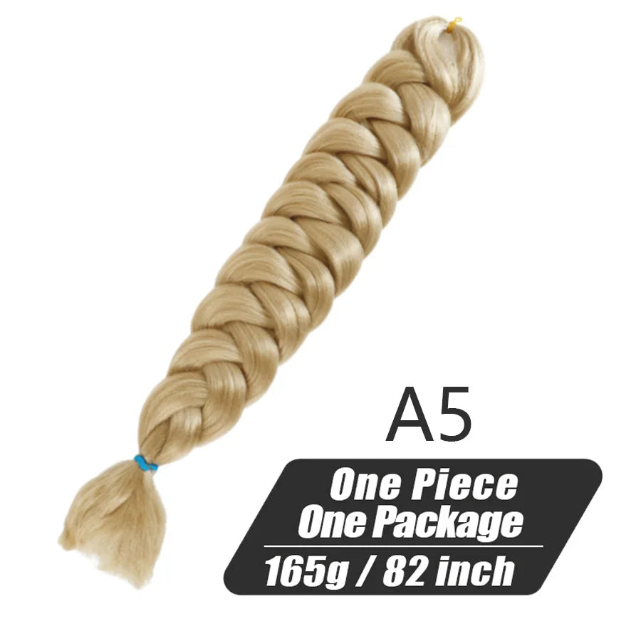 Xpression Crochet Hair Jumbo Braids Hair Kanekalon Expression Hair for Braids Synthetic Braiding Hair Extensions For Women