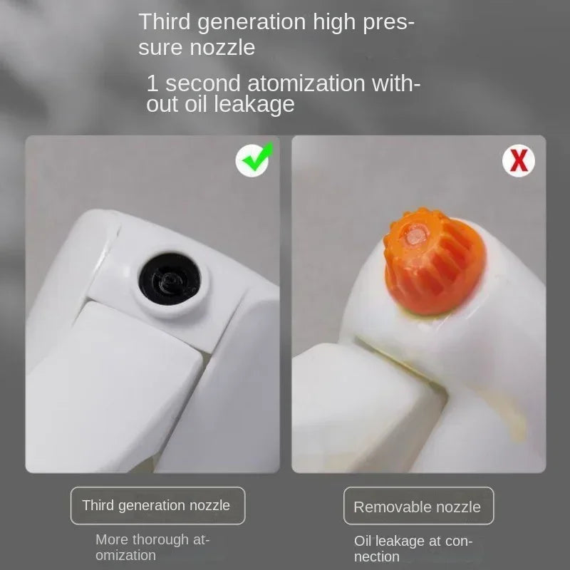 300ML Olive Oil Spray Bottle Kitchen Soy Sauce Vinegar Seasoning Container Dispenser for Camping BBQ Roasting Cooking Salad